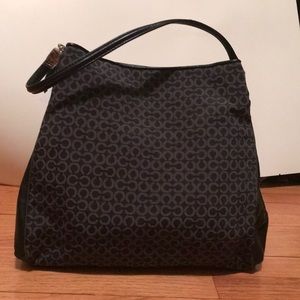 Brand new leather and cloth Coach bag